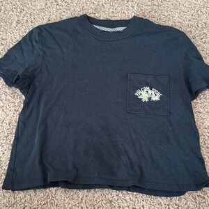 Volcolm Girls cropped tee